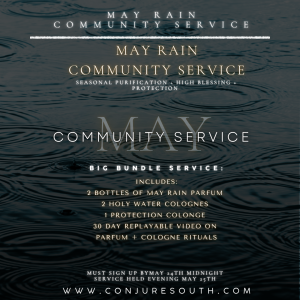 MAY |MAY RAIN COMMUNITY SERVICE