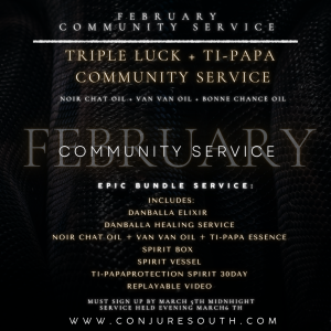 FEBRUARY| TRIPLE LUCK COMMUNITY SERVICE